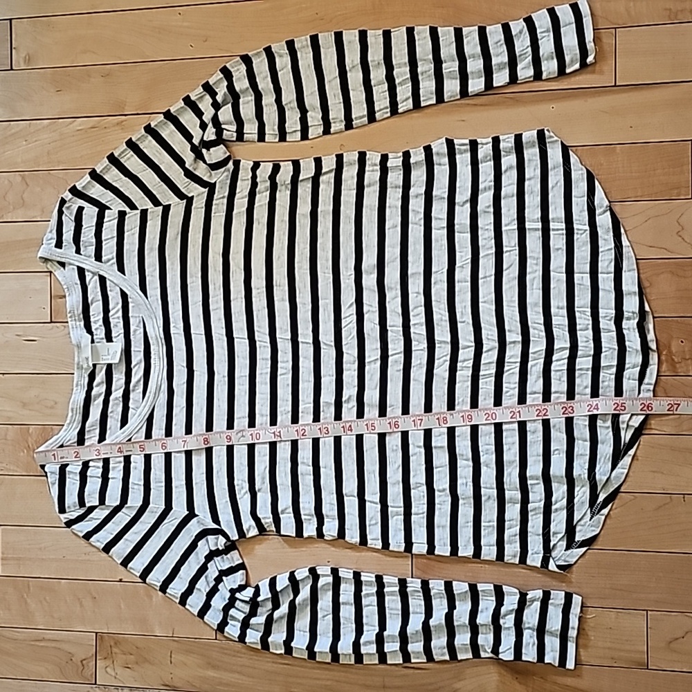 H & M stipe long sleeve tee - Picture 3 of 3